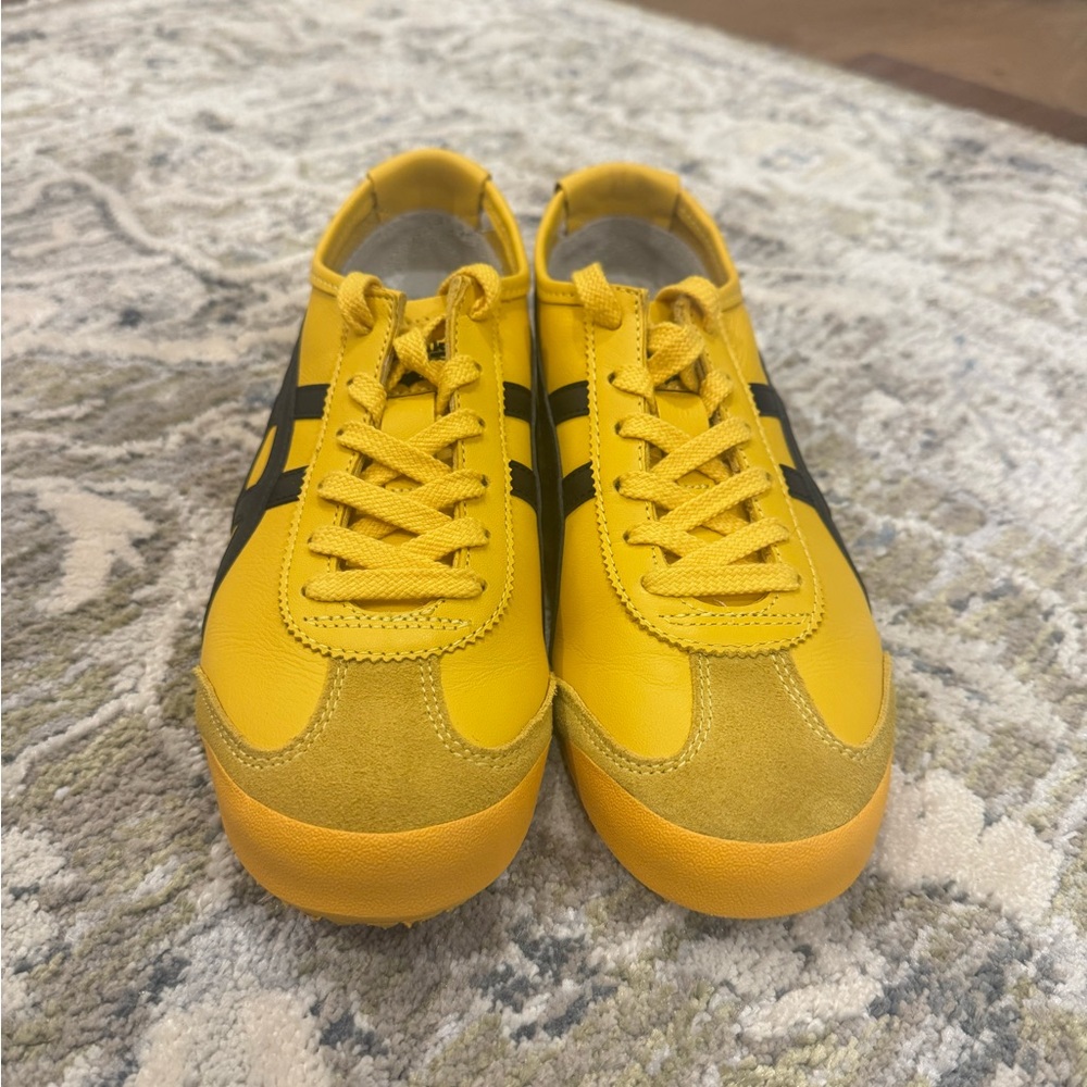 Onitsuka Tiger by Asics Yellow and Black Sneakers